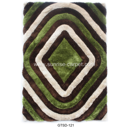 Elastic&Silk 3D Shaggy Rug